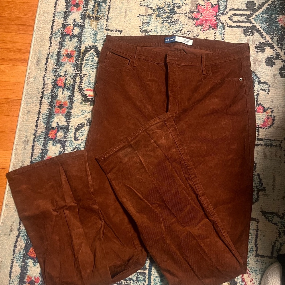 Old Navy Corduroy Pants in Rust brown 18 tall